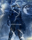 Das Raiden Mortal Kombat Wallpaper 128x160