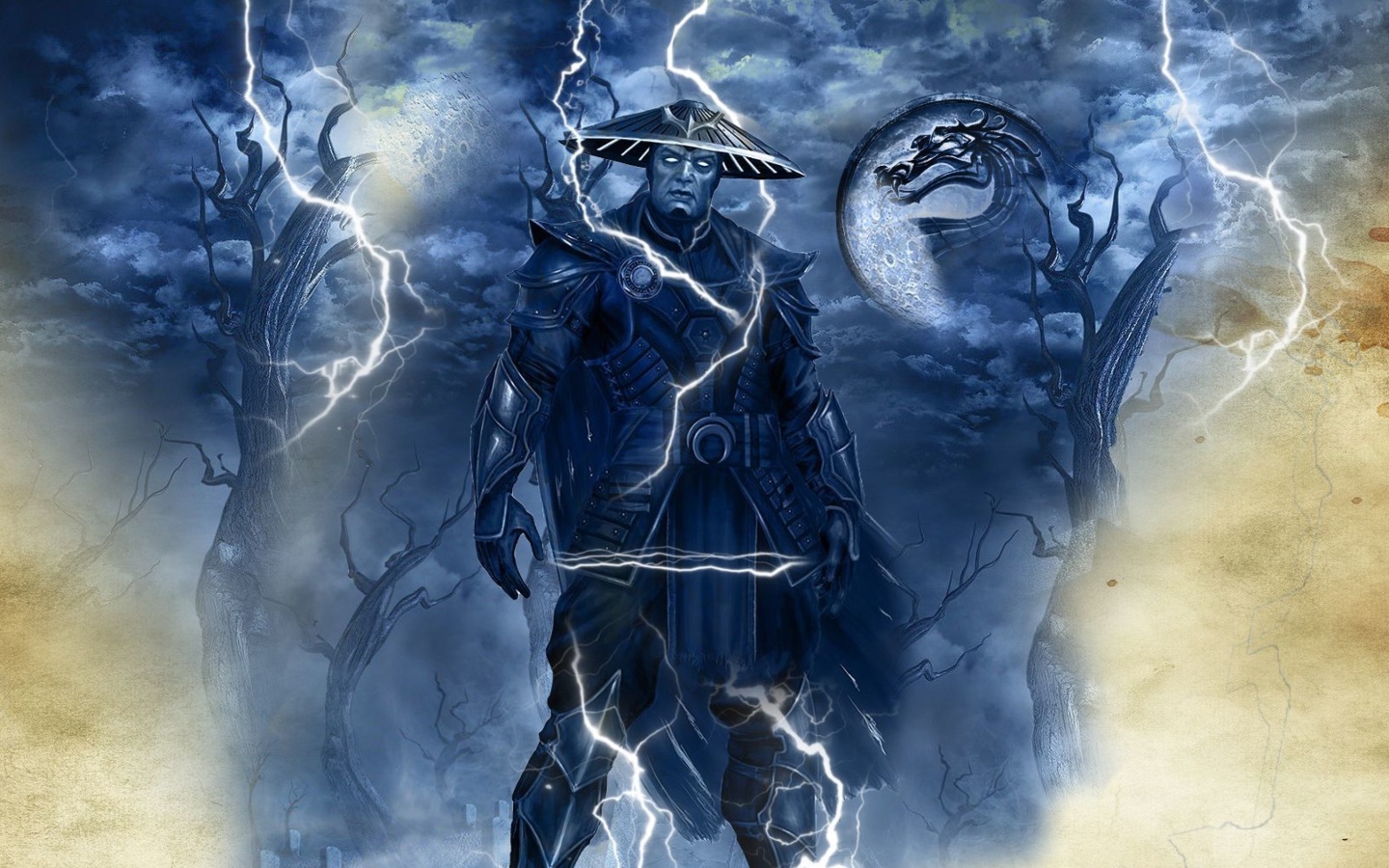 Raiden Mortal Kombat wallpaper 1440x900