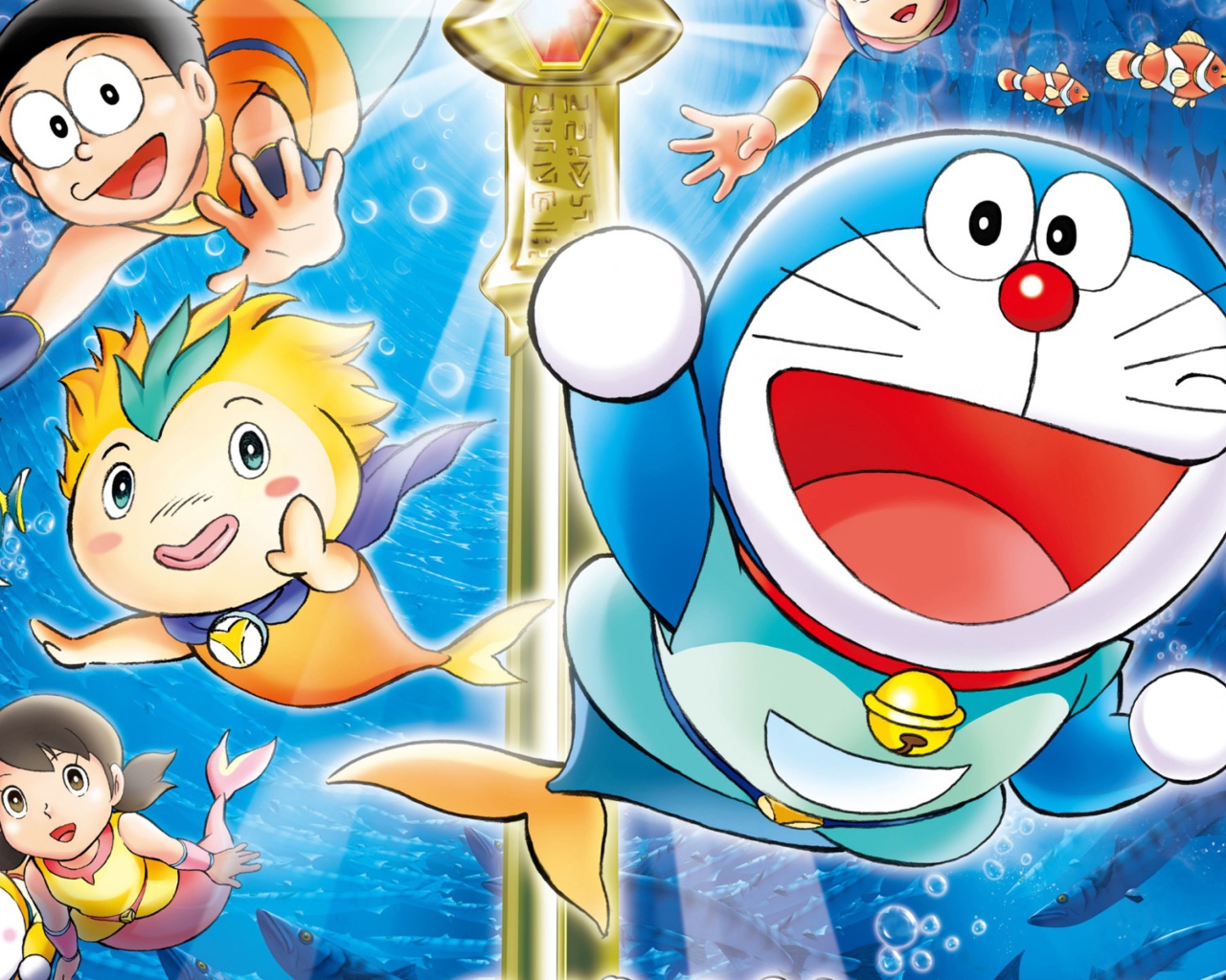 Das Doraemon Cartoon HD Wallpaper 1280x1024