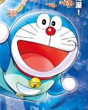 Doraemon Cartoon HD wallpaper 128x160