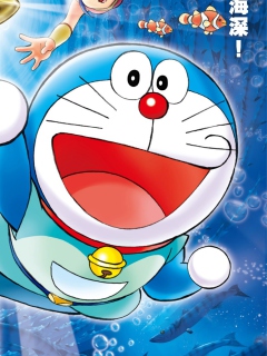 Das Doraemon Cartoon HD Wallpaper 240x320