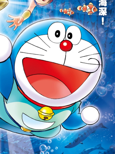 Doraemon Cartoon HD wallpaper 480x640