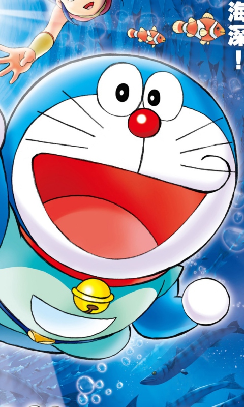 Doraemon Cartoon HD wallpaper 480x800