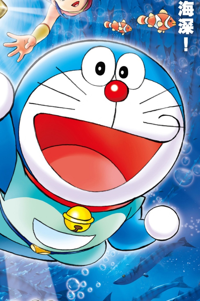 Doraemon Cartoon HD wallpaper 640x960