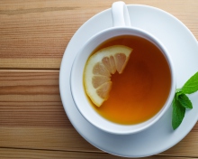 Das Tea With Lemon Wallpaper 220x176