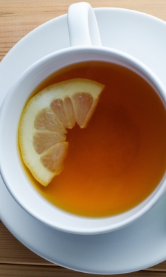 Fondo de pantalla Tea With Lemon 240x400