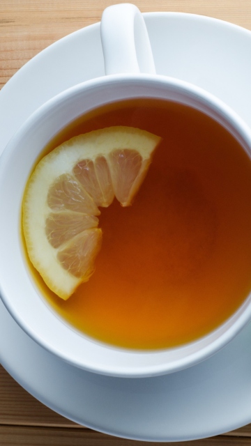 Das Tea With Lemon Wallpaper 360x640