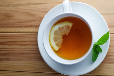 Das Tea With Lemon Wallpaper 480x320
