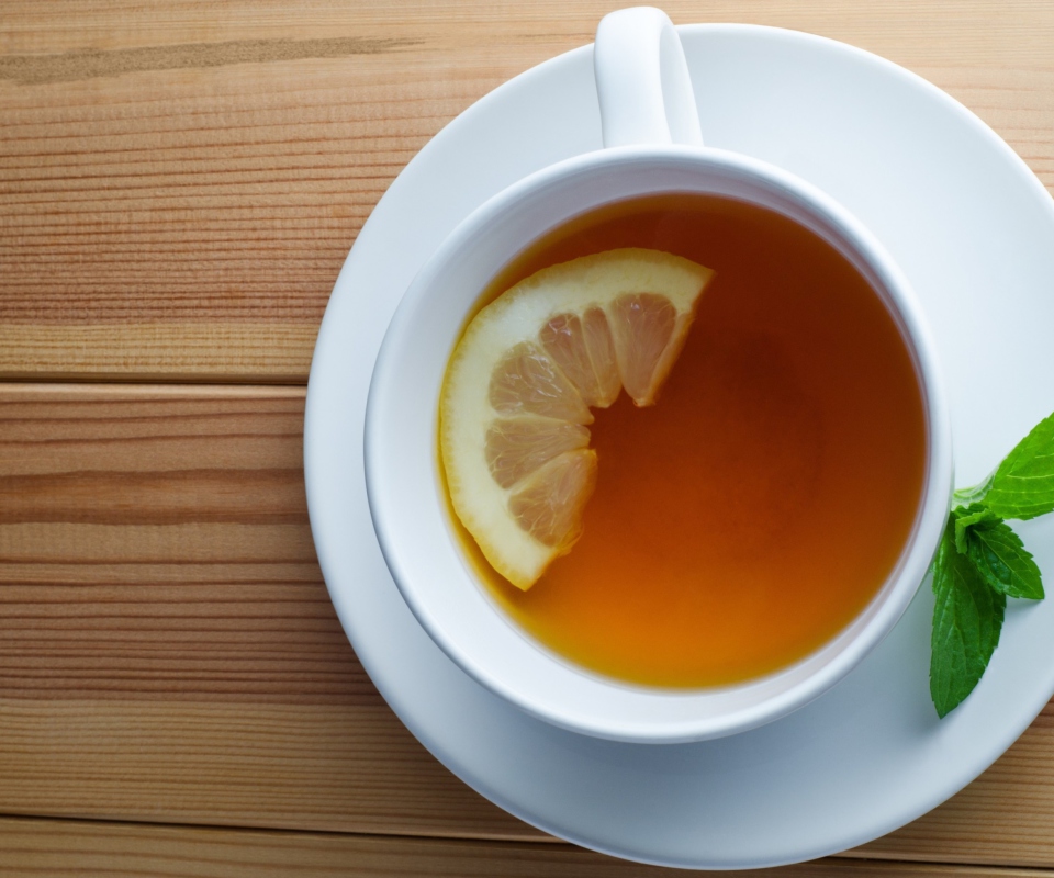 Обои Tea With Lemon 960x800