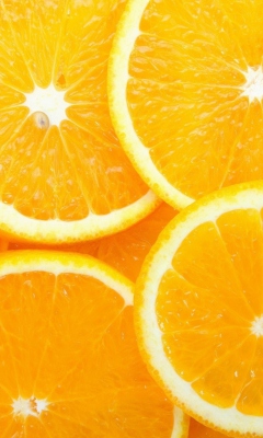 Orange Slices wallpaper 240x400