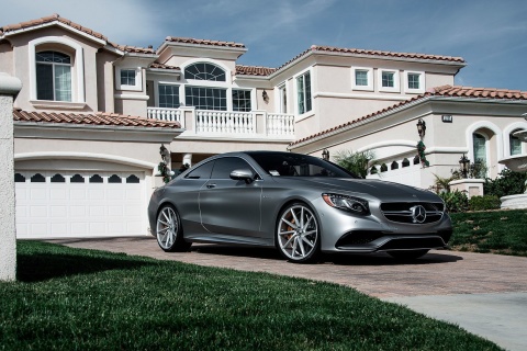 Fondo de pantalla Mercedes Benz S63 AMG Coupe 480x320