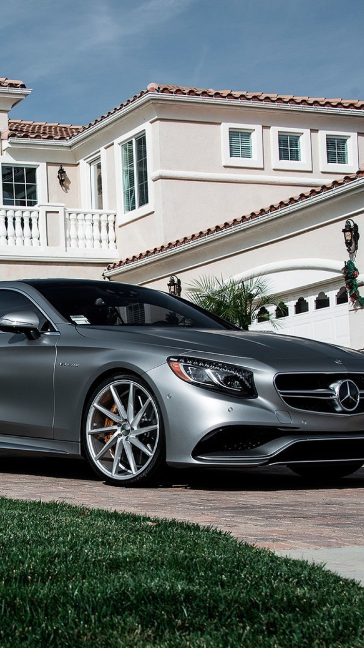 Mercedes Benz S63 AMG Coupe wallpaper 750x1334