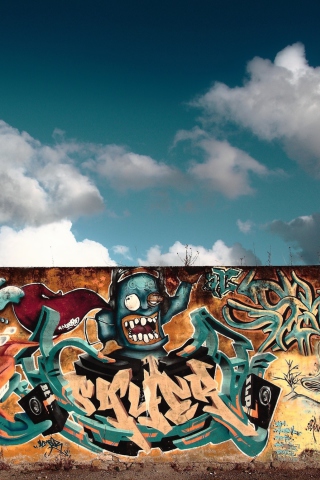 Graffiti Art wallpaper 320x480