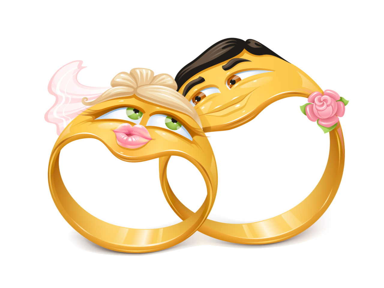 Fondo de pantalla Wedding Ring at Valentines Day 1280x960