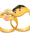 Sfondi Wedding Ring at Valentines Day 128x160