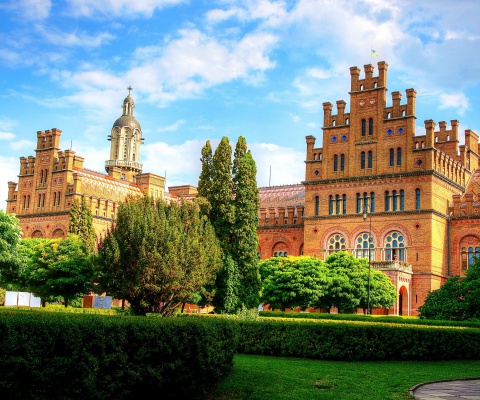 Fondo de pantalla Chernivtsi University Castle 480x400