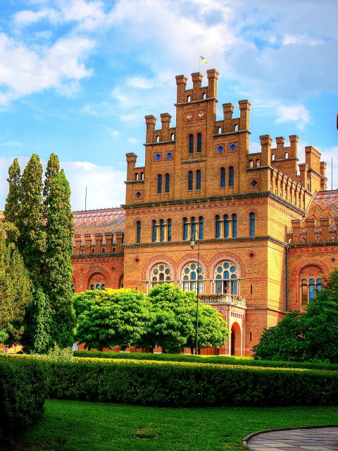 Screenshot №1 pro téma Chernivtsi University Castle 480x640