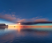 Sunset On Sea screenshot #1 176x144