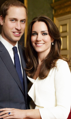 Sfondi Prince William And Kate Middleton 240x400