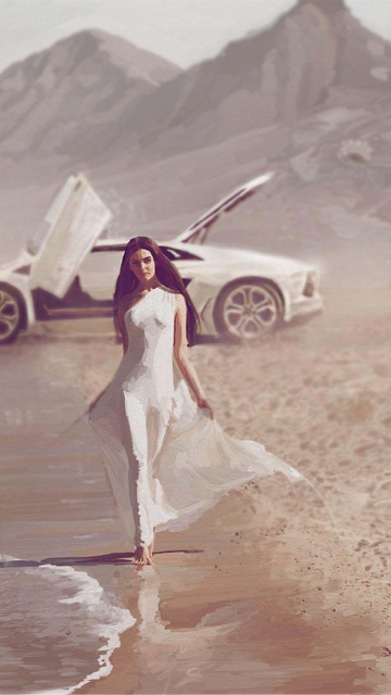 Porsche Girl screenshot #1 360x640