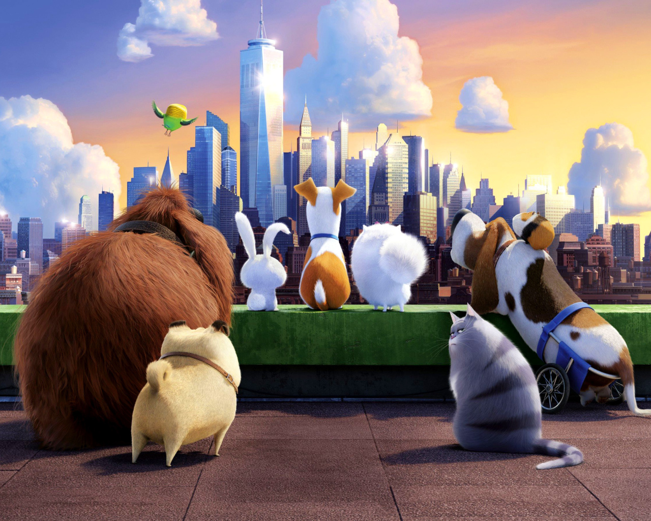 Sfondi The Secret Life of Pets Gang 1280x1024