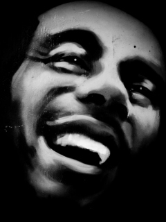 Das Bob Marley Wallpaper 240x320
