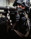 Das Police special forces Wallpaper 128x160