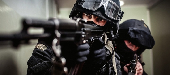 Police special forces wallpaper 720x320