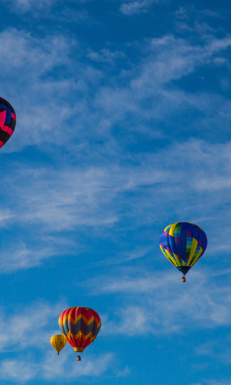 Обои Climb In Balloon 768x1280