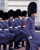 Sfondi Buckingham Palace Queens Guard 128x160