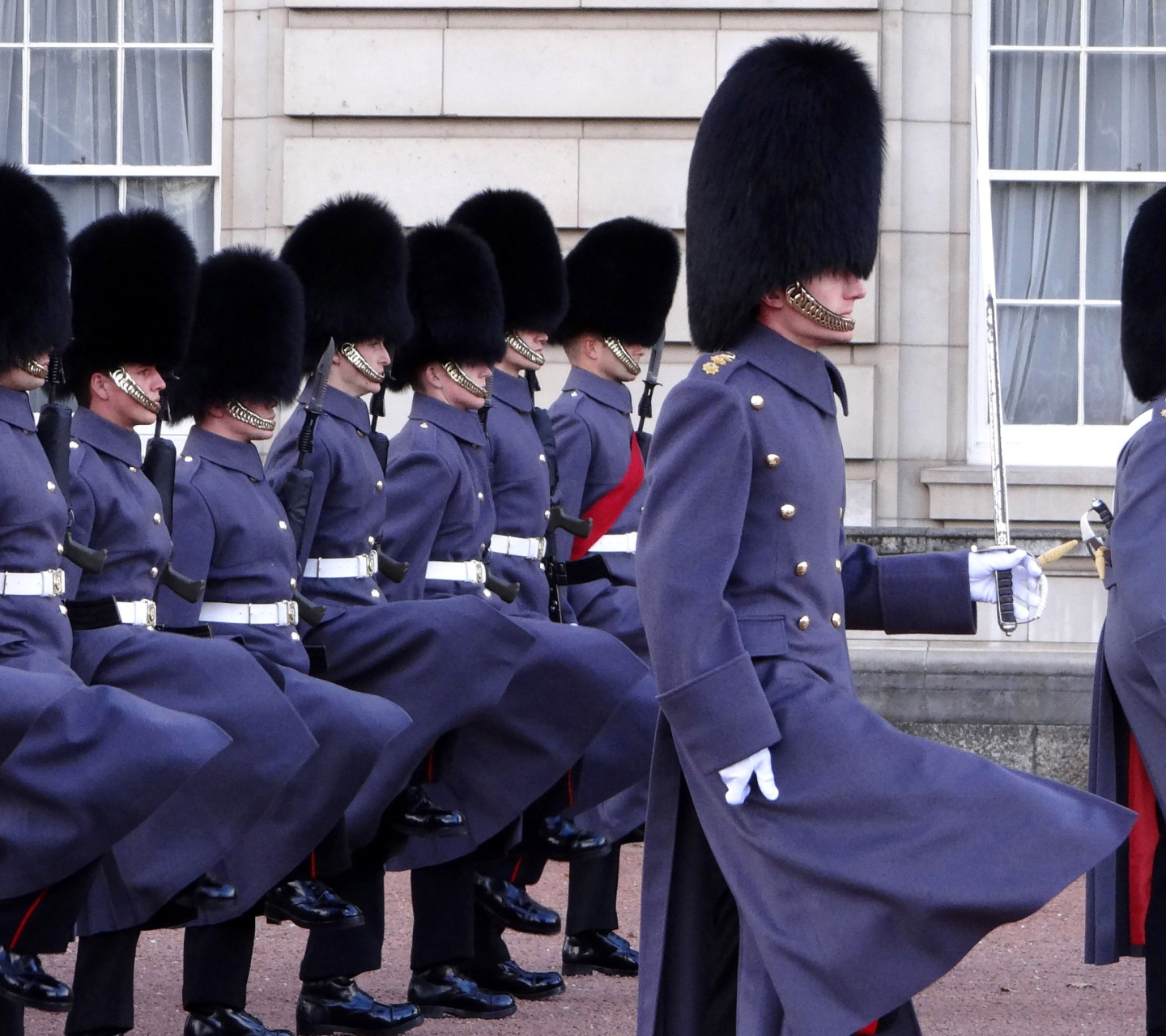 Sfondi Buckingham Palace Queens Guard 1440x1280