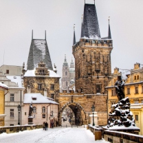 Sfondi Winter In Prague 208x208