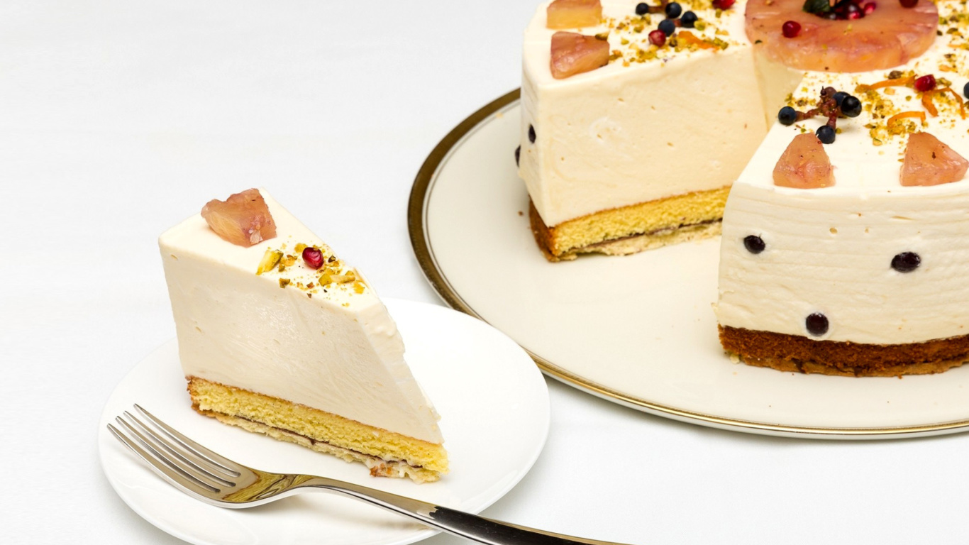 Cheesecake wallpaper 1366x768