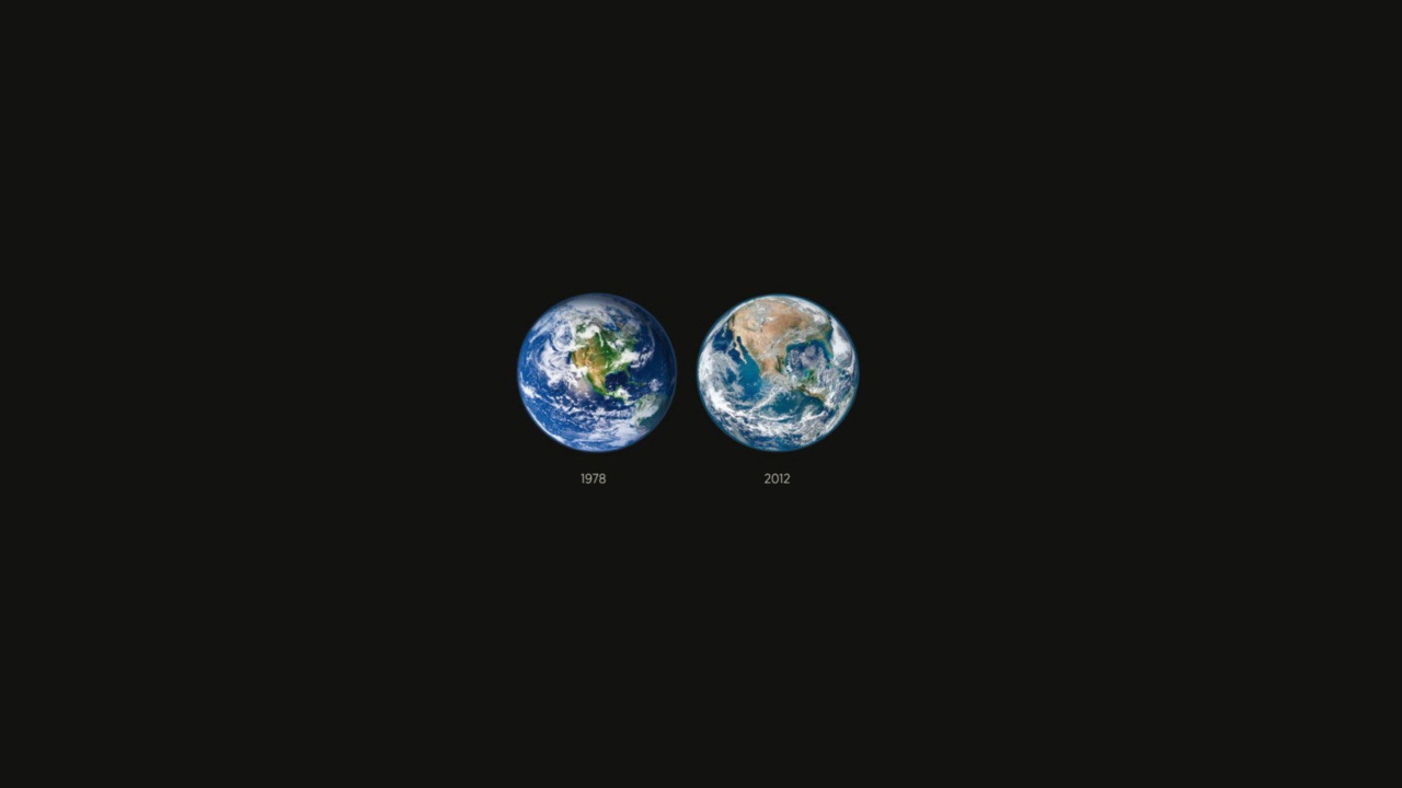 Global Warming 1978 Vs. 2012 wallpaper 1280x720