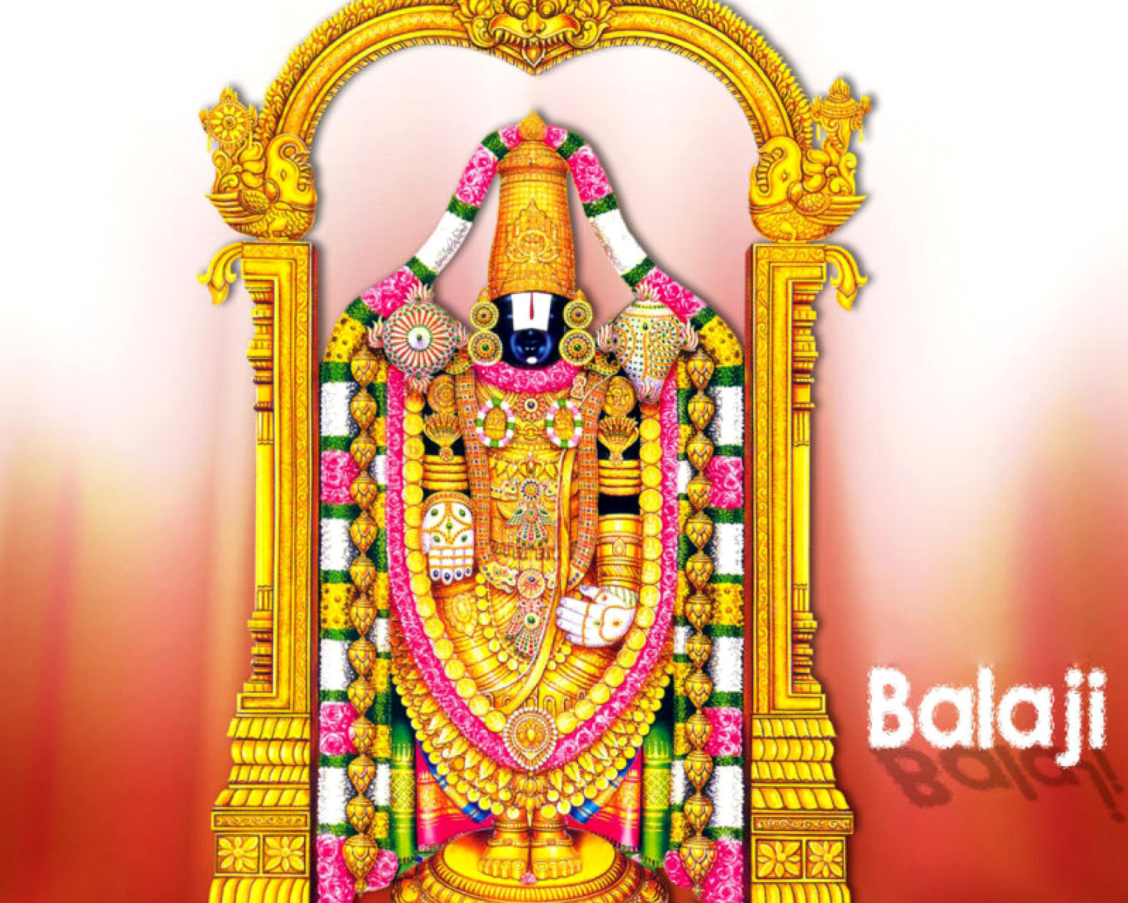 Balaji or Venkateswara God Vishnu wallpaper 1600x1280