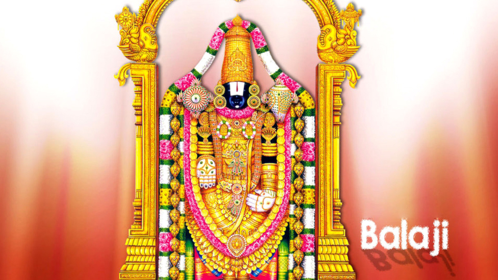 Sfondi Balaji or Venkateswara God Vishnu 1600x900