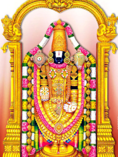 Balaji or Venkateswara God Vishnu Wallpaper for 240x320