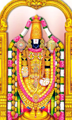Обои Balaji or Venkateswara God Vishnu 240x400