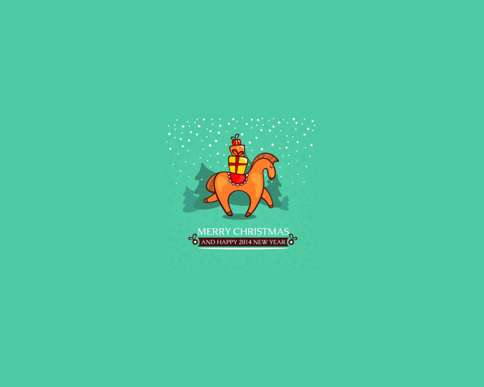 Das Horse - Symbol Of Year 2014 Wallpaper 1600x1280