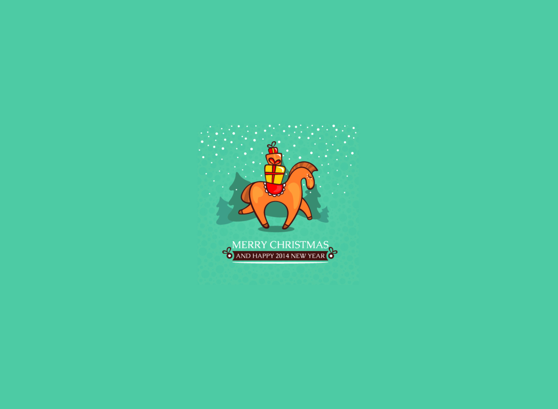 Das Horse - Symbol Of Year 2014 Wallpaper 1920x1408