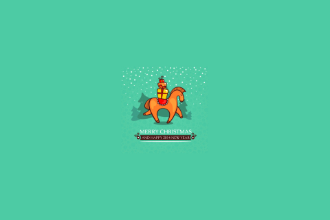 Sfondi Horse - Symbol Of Year 2014 480x320