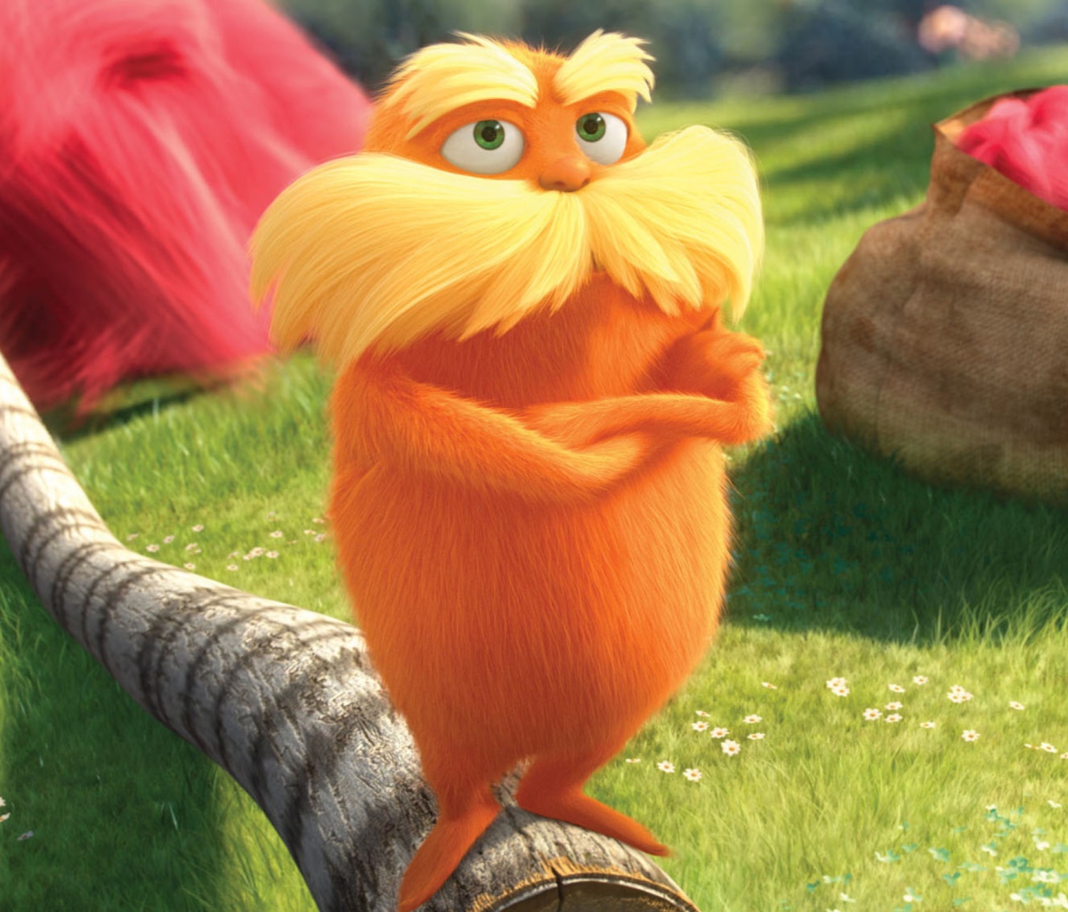 Fondo de pantalla Dr Seuss - The Lorax 2012 1200x1024