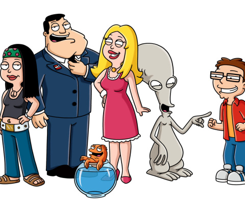 Fondo de pantalla American Dad Wallpaper 480x400