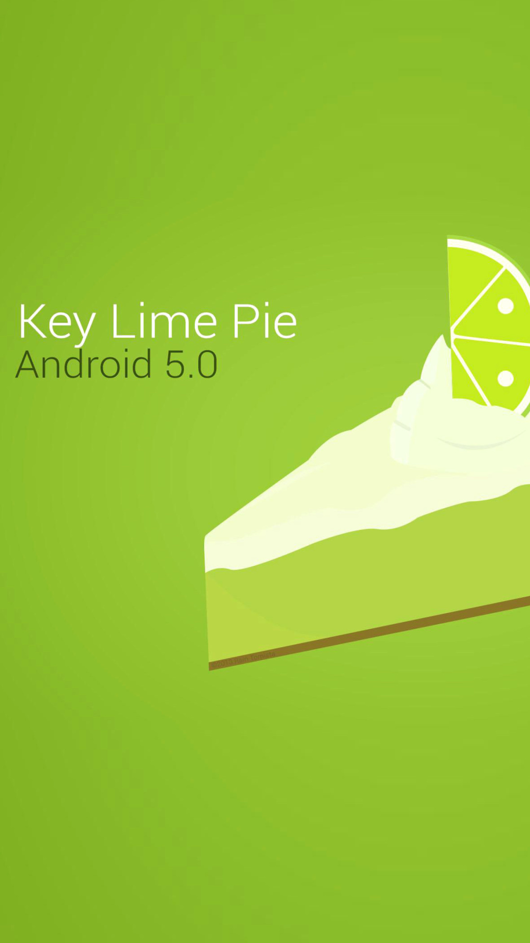 Das Concept Android 5.0 Key Lime Pie Wallpaper 1080x1920