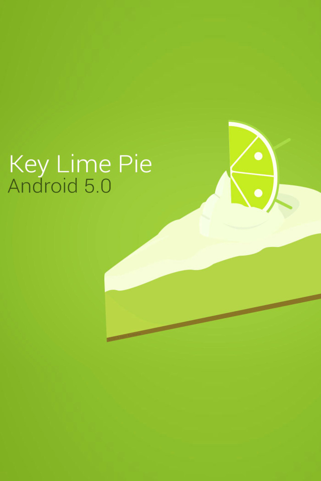 Das Concept Android 5.0 Key Lime Pie Wallpaper 640x960