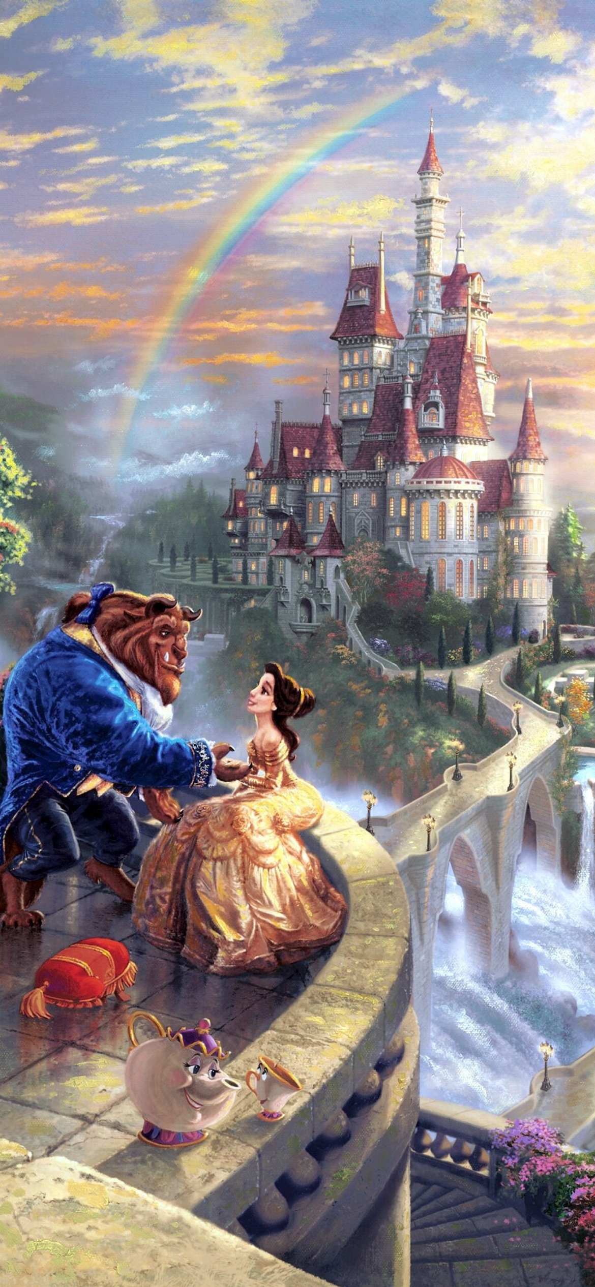 Beauty and the Beast Wallpaper for iPhone 12 Pro