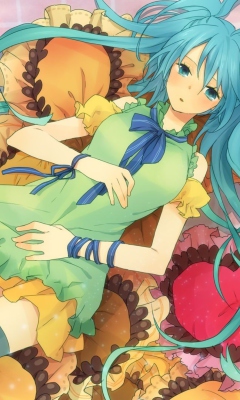 Screenshot №1 pro téma Hatsune Miku - Vocaloid 240x400