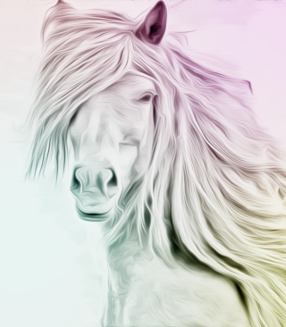 Kostenloses Horse Art Wallpaper für iPhone 1G