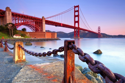 Das Golden Gate Bridge San Francisco Wallpaper 480x320
