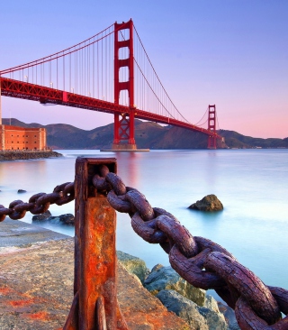 Golden Gate Bridge San Francisco - Obrázkek zdarma pro Nokia X7
